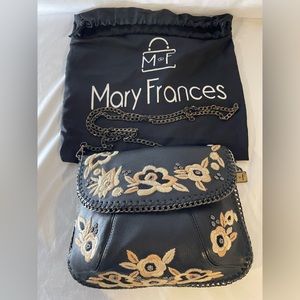 Mary Frances Leather One Of A Kind Handbag